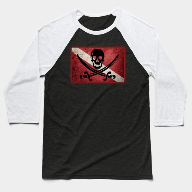 Scuba diving t-shirt designs Baseball T-Shirt by Coreoceanart